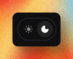Header theme switch with Light, Dark, and System options